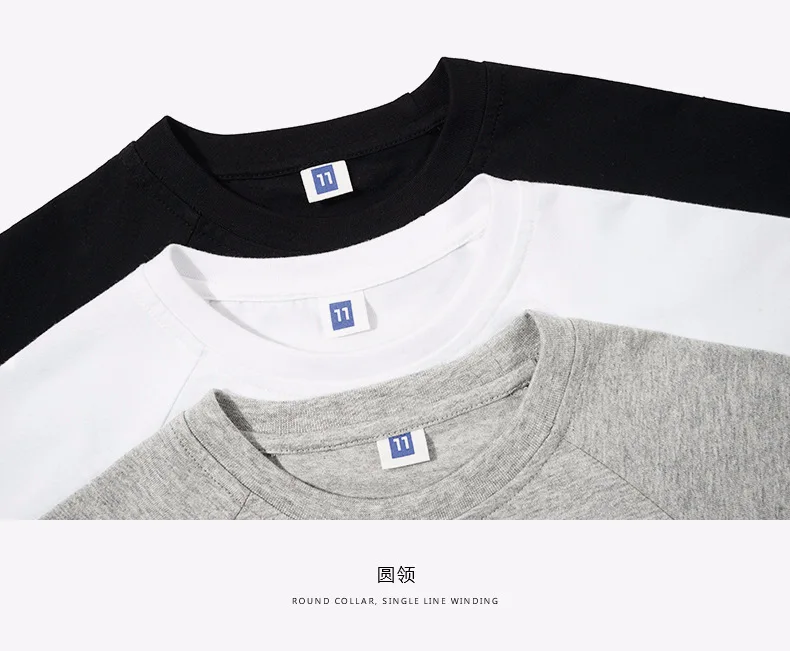 Рекламные футболки с длинными рукавами и принтом логотипа однотонная хлопковая