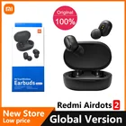Оригинальные беспроводные наушники Xiaomi Mi, базовые 2 TWS Bluetooth 5,0, игровой режим Xiaomi Airdots 2, автоматическое соединение, управление ии