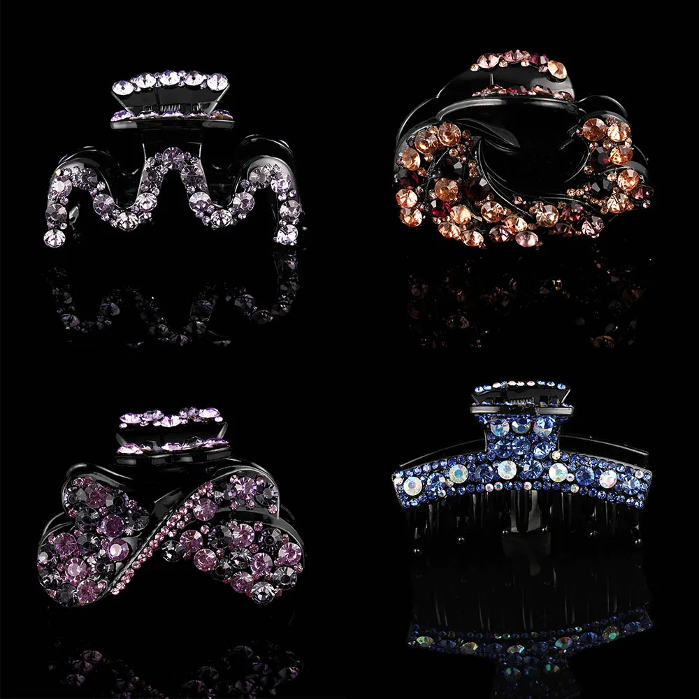 Женский Блестящий головной убор Haimeikang модный конский хвостик с когтями вечерние