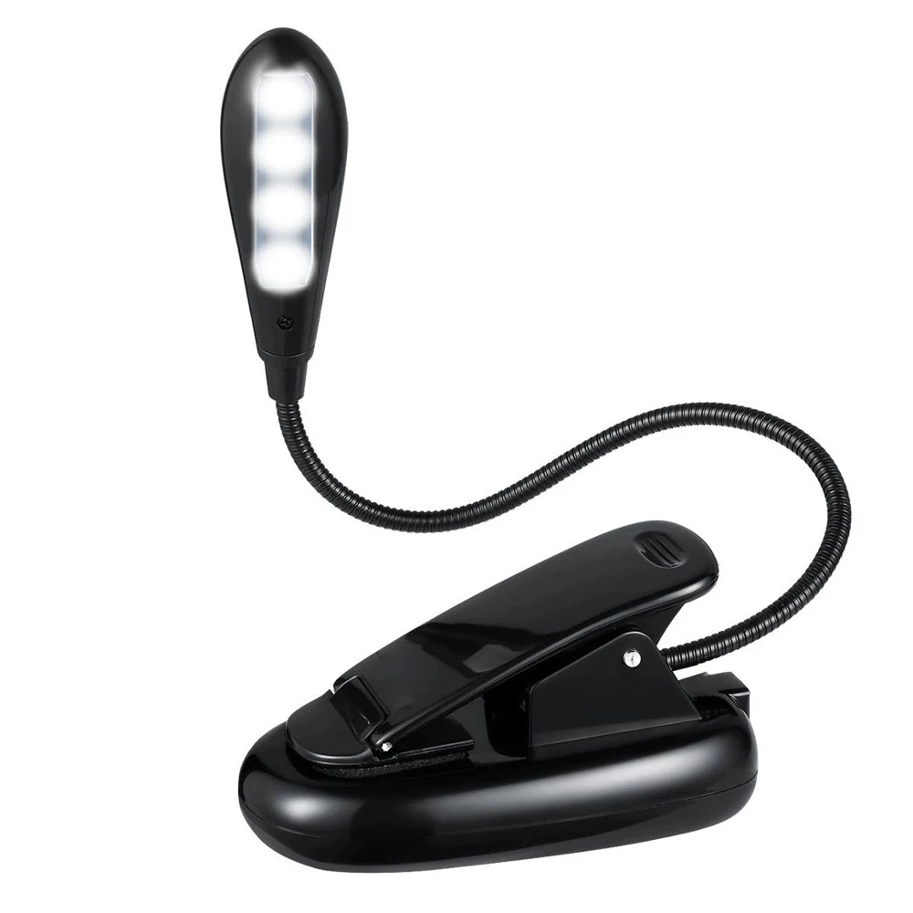 

2018 Hot Sale Best Glasses Led Book Light ,Clip On Bed Desk Lamp For Reading