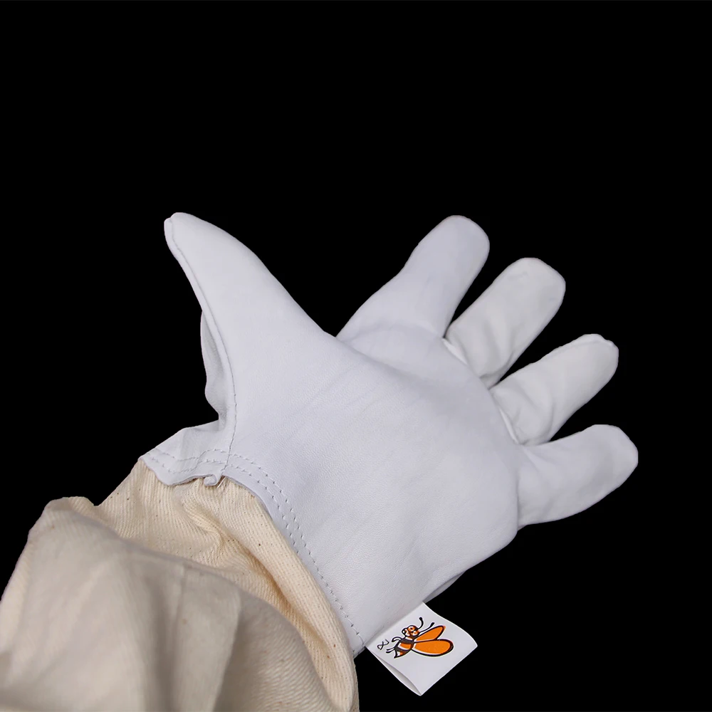 Пчеловодство пчелиный улей Перчатки защиты овчины мужские перчатки без пальцев