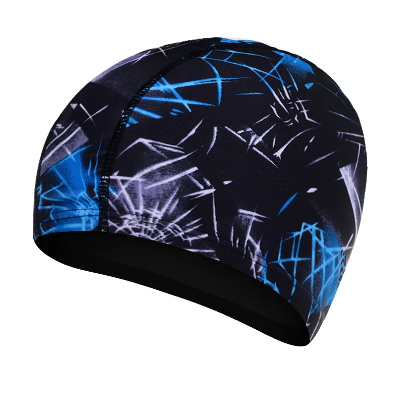 

2020 Elastic Swimming Caps Adult Waterproof Protect Ears Long Hair Sports Summer Swim Pool Bathing Hat Silicone Rubber Swim Cap