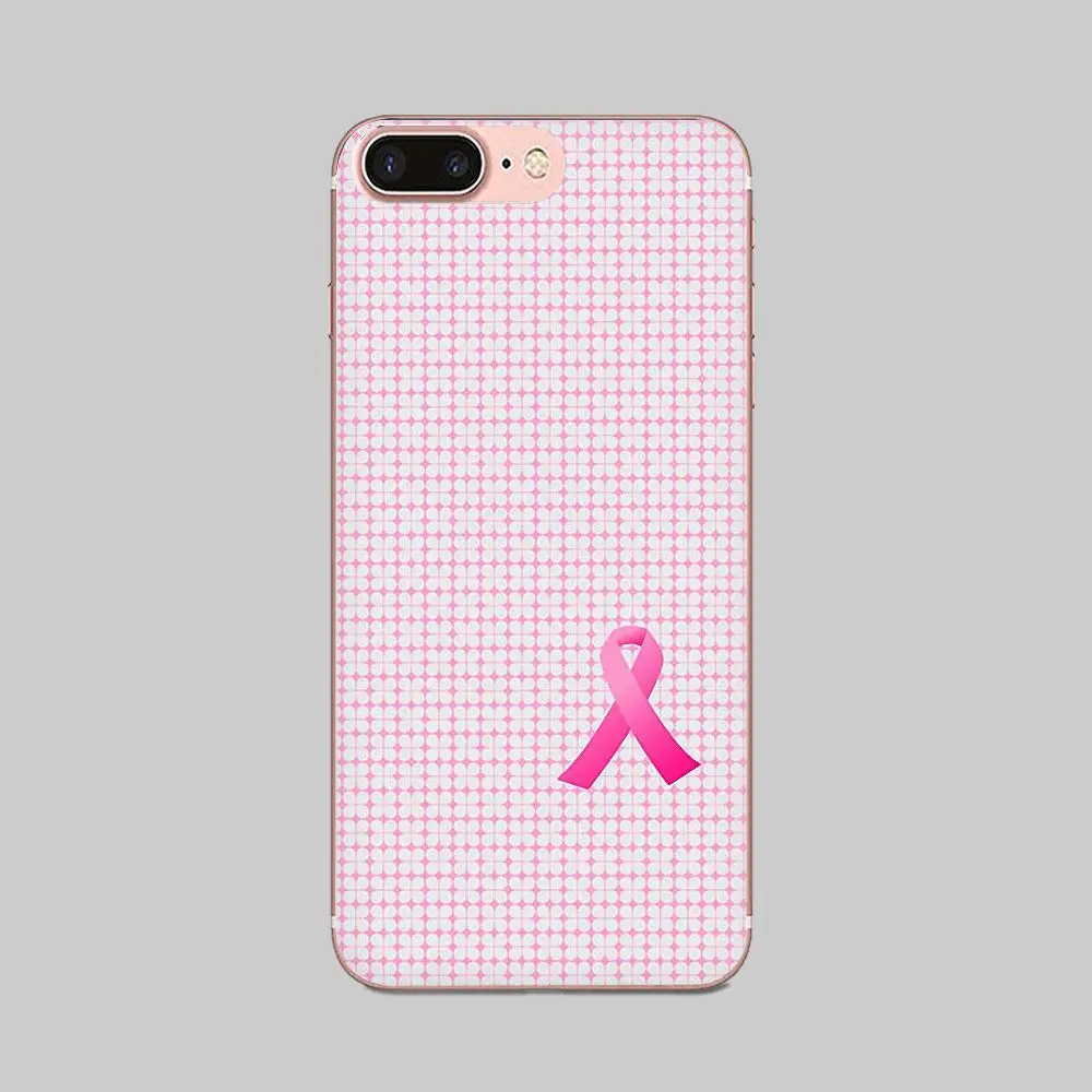 Розовые чехлы на заднюю панель для девочек с раком груди тонкие Чехлы Galaxy Grand A3 A5 A7