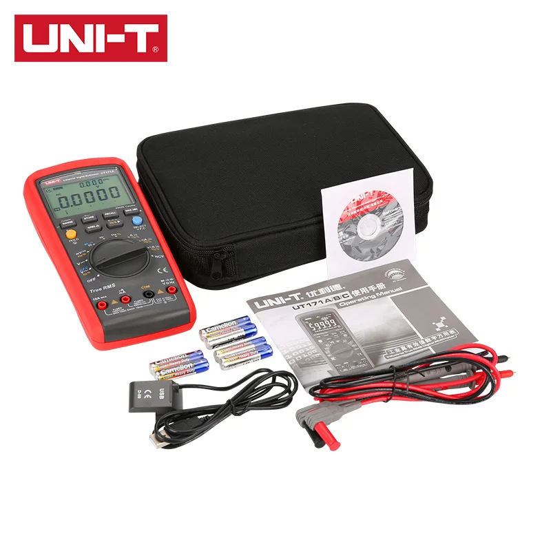 

UNI-T UT171A/UT171B/UT171C Industrial True RMS Digital Multimeter VFC Low-Pass Filtering USB/Bluetooth Communication