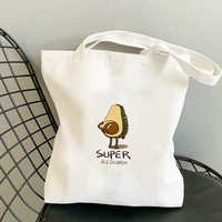 avocado bags 2021 tote for women canvas summer shopper bag womens handbag designer handbags fabric printed shoping anime woman