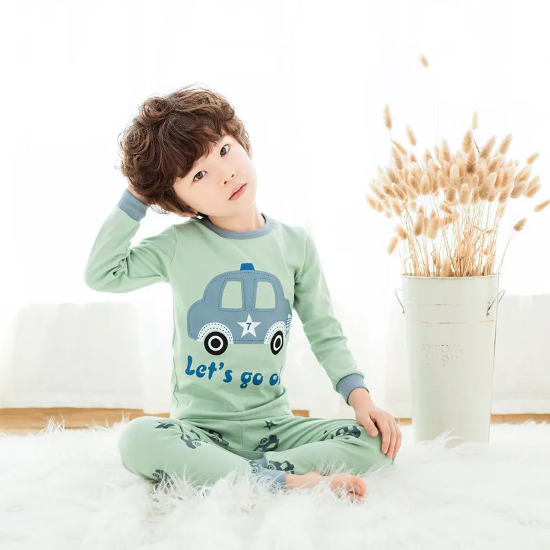 2020 новая детская пижама одежда для сна Хлопковая От 2 до 13 лет с персонажами из