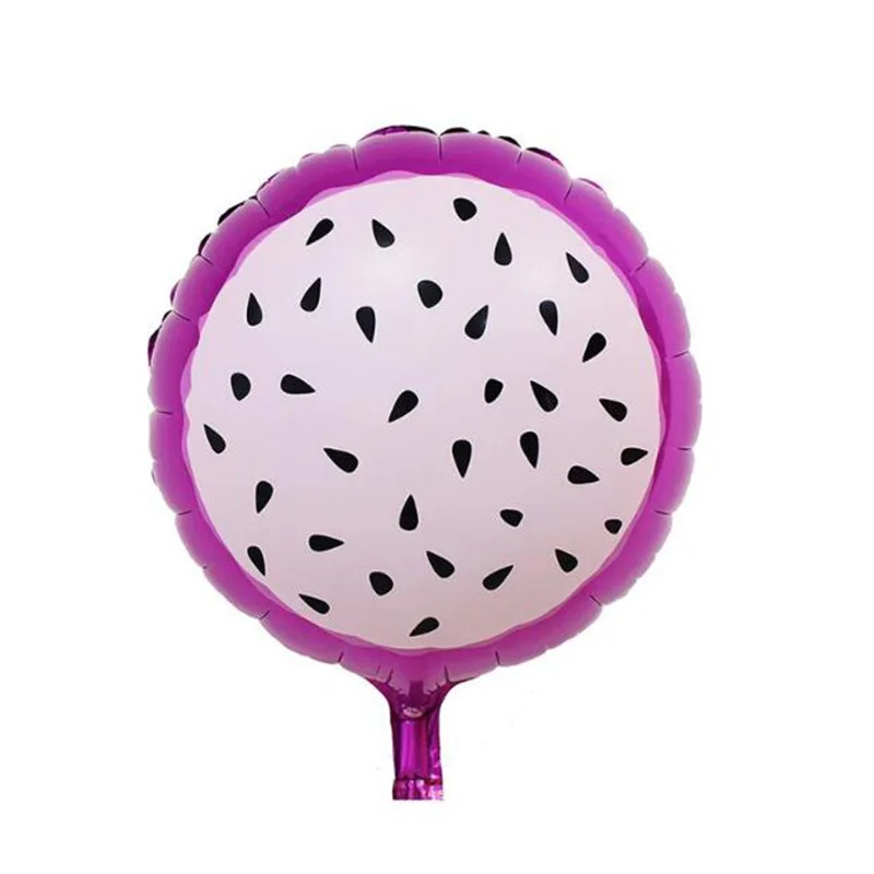 18" Фольгированный шарик с фруктами: персик, арбуз, киви, клубника, апельсин, ананас, летняя фламинго-декорация для вечеринок, детская игрушка.