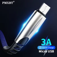 3a micro usb quick charger cable for samsung xiaomi android usb micro fast charging sync data 1m 2m 3m mobile phone charger cord
