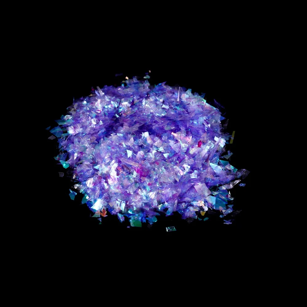 20g/bag Irregular Shell Paper Sequin Laser Film Foil Resin Stuff Rainbow Stickers For DIY Epoxy Silicone Mold Nail Art Supplies |