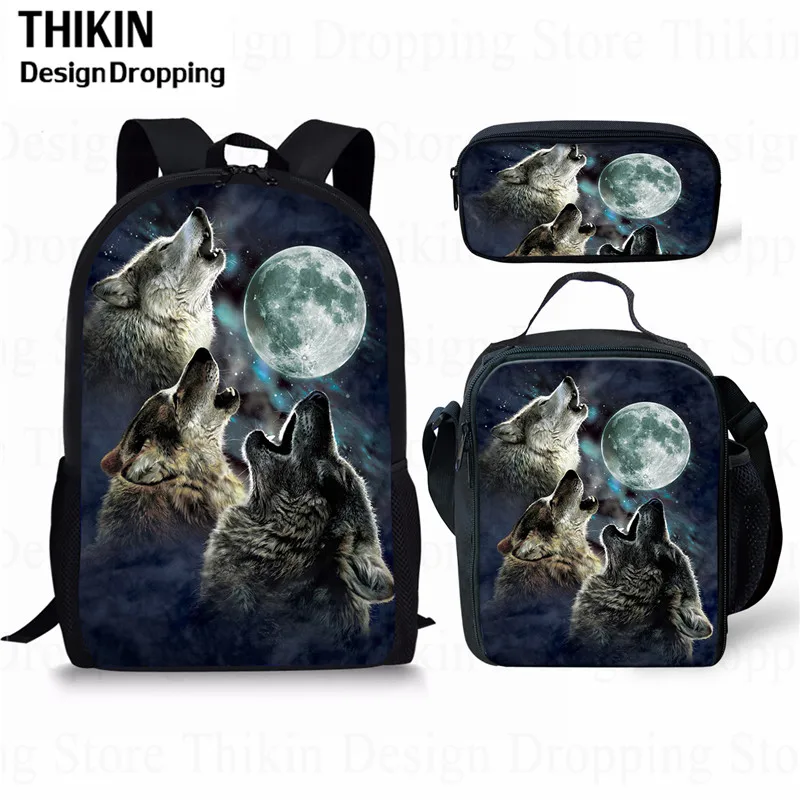 as picture THIKN 3 шт школьная сумка набор Galaxy/Unicorn школьный рюкзак для подростков мальчиков девочек Студенческая дорожная сумка для книг школьные сумки для подарков - Цвет: as picture