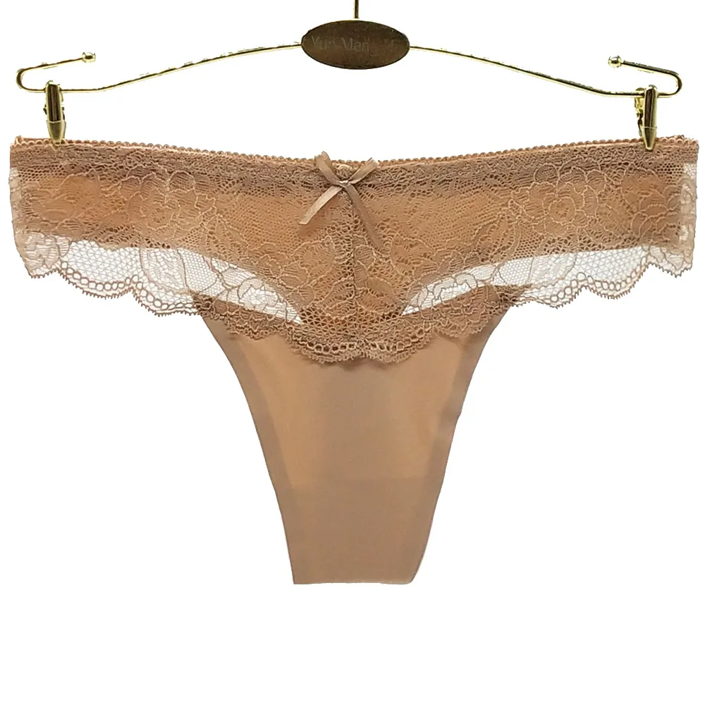 6 шт./лот новинка бесшовные + кружевные трусики женское нижнее белье сексуальные