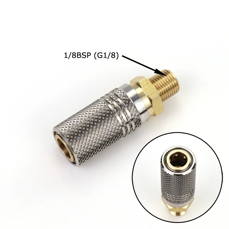 Новый Расширенный PCP Air Charging Quick Release Adapter Socket 1/8BSP (G1/8)|Пейнтбольные аксессуары| |