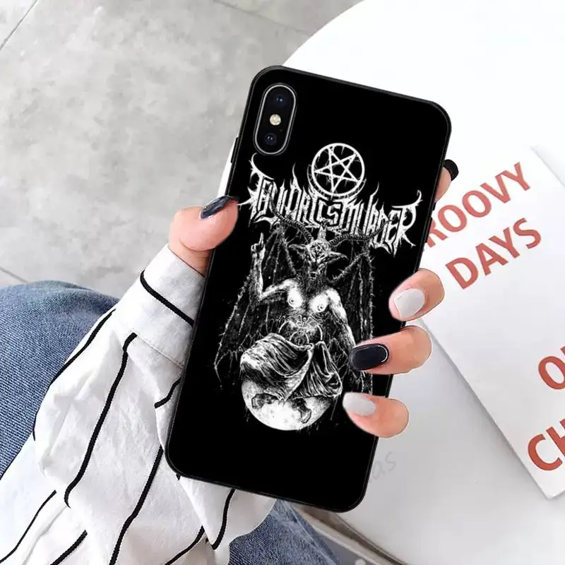 

Pentagram 666 Demonic Satanic Phone Case for iPhone 11 12 pro XS MAX 8 7 6 6S Plus X 5S SE 2020 XR