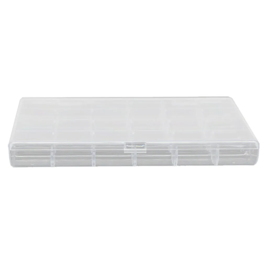 

24 Grids Safety PP Plastic Box Beads Display Storage Case Jewelry Containers