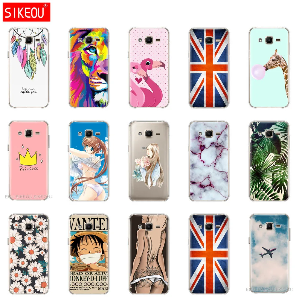 Мягкий чехол SIKEOU из ТПУ для Samsung Galaxy J2 SM J200F J200H samsung 2015 4 7 дюйма с картой