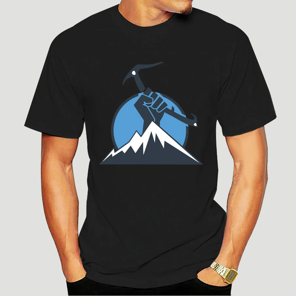 

Men T shirt Ice Climbing Power Ice Climbers T Shirt Women T-Shirt Tees Top men clothing
