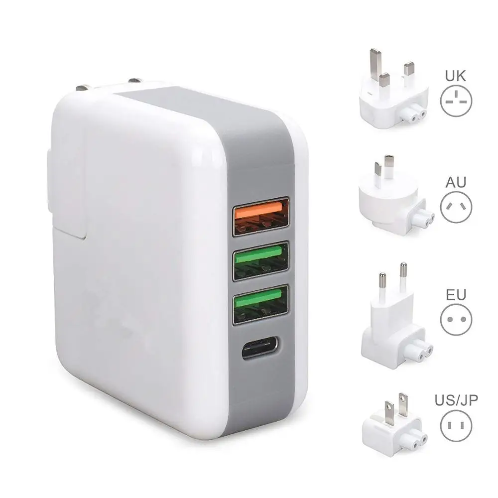 Зарядное устройство Fanshu с 4 USB портами и поддержкой быстрой зарядки 3 0|Зарядные