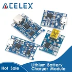 Зарядная плата Micro USB, 5 В, 1 А, 18650 TP4056, модуль зарядного устройства литиевой батареи, 10 шт., с защитой, двойной функцией, 1 А, li-ion