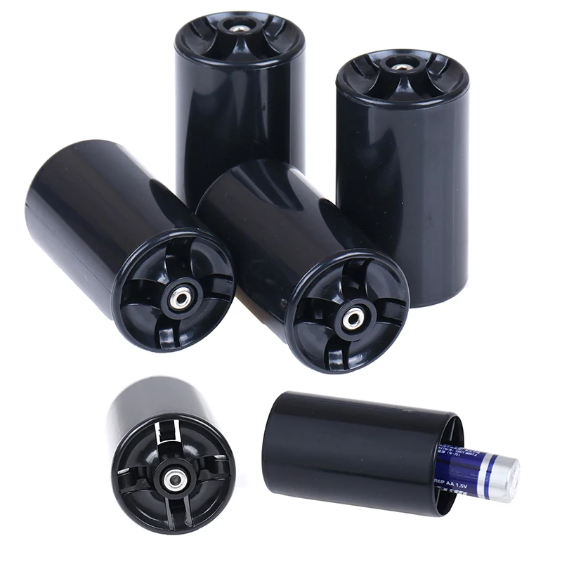 

4PCS AA to D type cell battery converter adapter holder batteries case switcher
