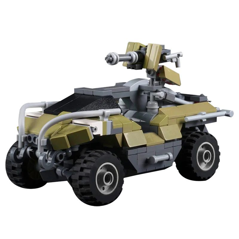 

MOC UNSCs Halos M12 Warthogs Car Military Series Battle Tank Model Game Building Blocks Bricks DIY Assembly Toys For Gift 343pcs