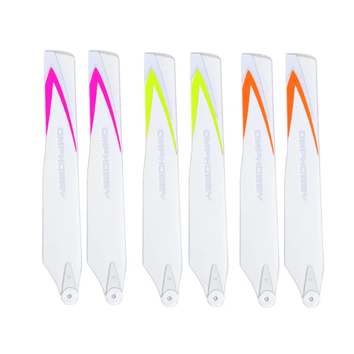 

OMPHOBBY M1 Double Brushless 3D RC Helicopter Spare Parts Main Rotor Set Yellow OSHM1037