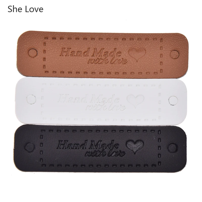 Этикетки ручной работы из искусственной кожи Chzimade ярлыки для одежды джинсов