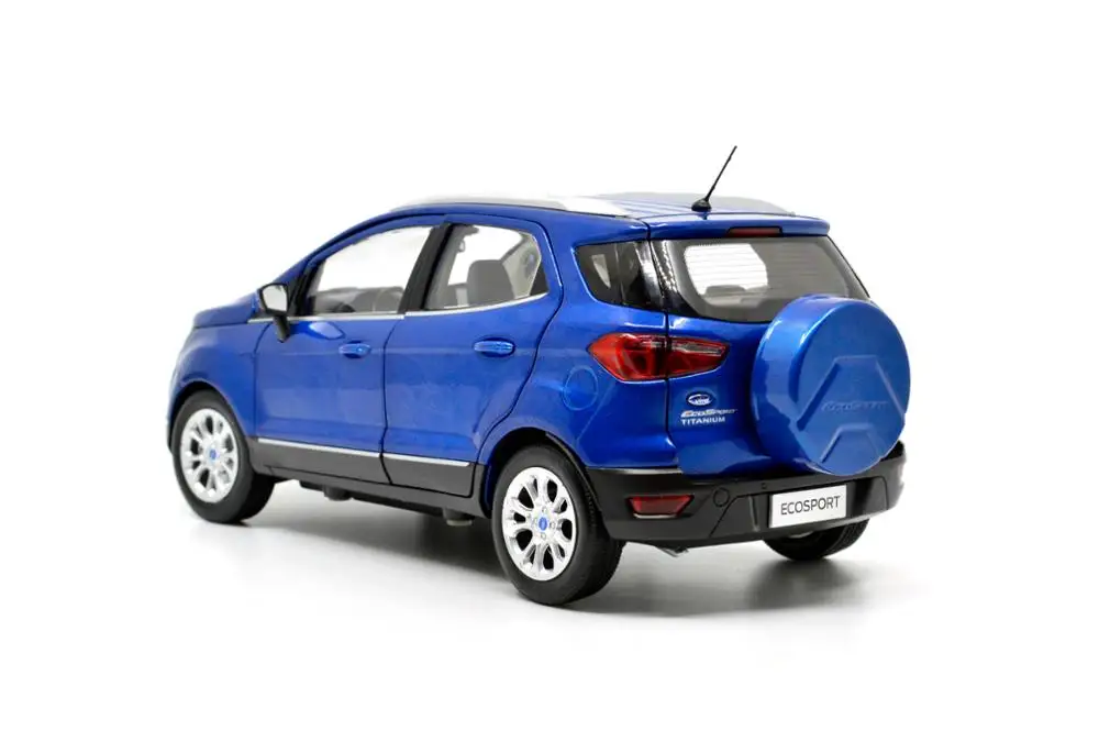 1/18 1:18 1 18 масштаб Ford Ecosport 2018 синяя статическая имитация литых под давлением