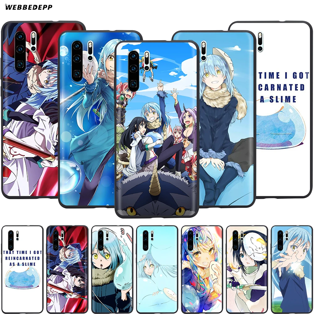 Webbedepp Time I Get Reincarnated Slime чехол для Huawei Mate 10 20 30 Nova 2i 2 3 3i 4 5i Y5 Y6 Y7 Y9 Pro Lite Prime|Бамперы| |
