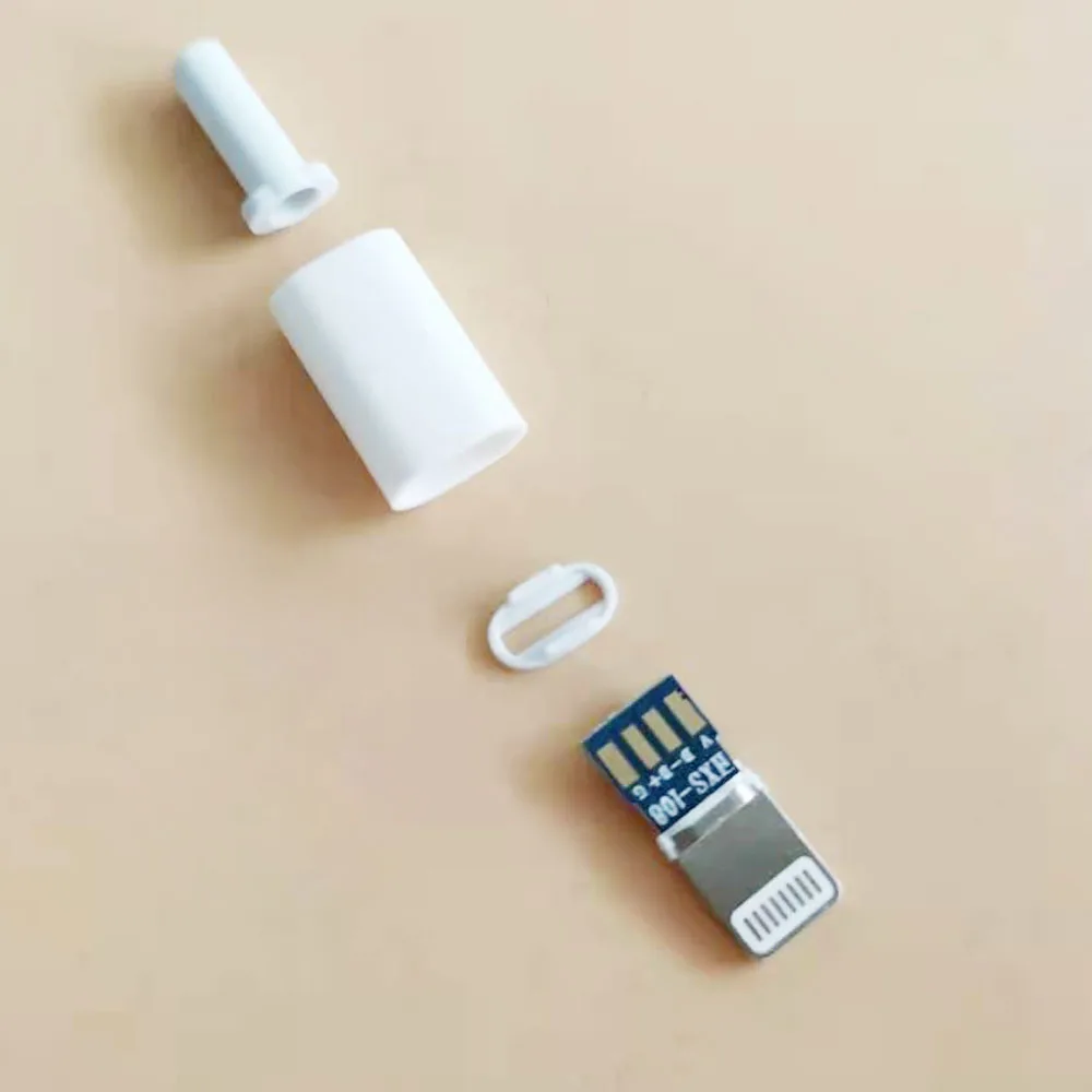 10 компл./лот для iphone lightning штекер с платой IC разъемом зарядки и передачи данных 3 в