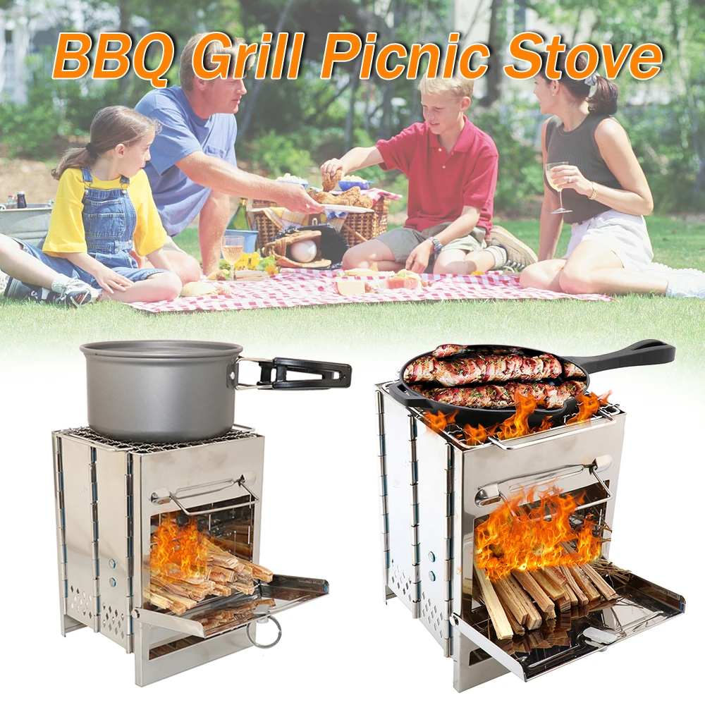 Уличная плитка для кемпинга портативная Ультралегкая кастрюля из нержавеющей