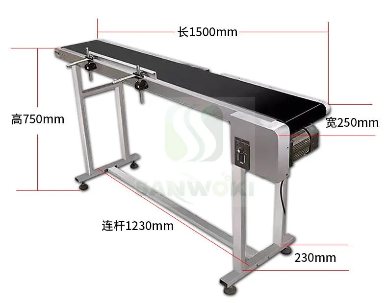 Струйный принтер конвейерный стол из нержавеющей стали для бутылок конвейерная