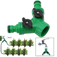 y type watering connector garden hose plastic dispenser irrigation valve diverter for outdoor faucet garden hose connector