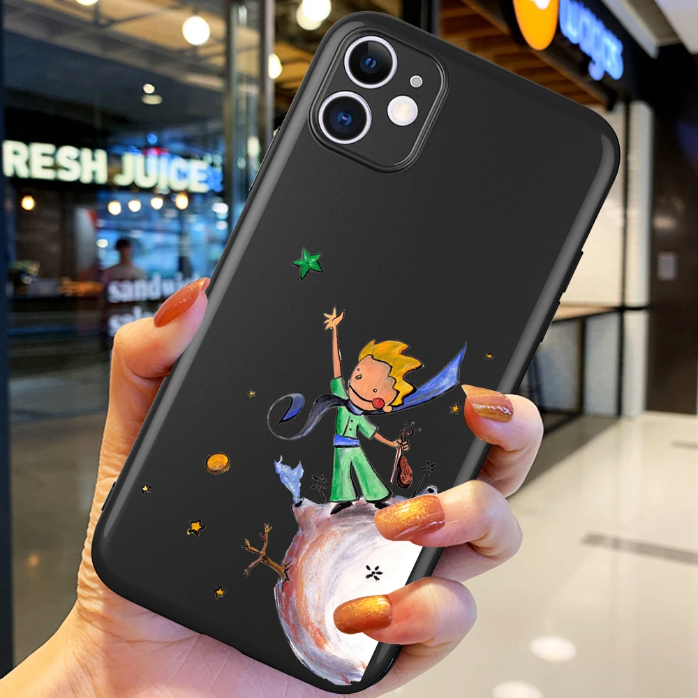 Мультяшный Милый Маленький принц для IPhone 13 12 Pro Max 5 6 6S 7 8 SE 2020 Plus X XS XR 11 чехол