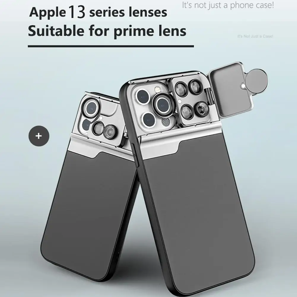 

Long Focus Mobile Phone Lens External Lens Fisheye Macro Telephoto Case Kit For IPhone 13Series Smartphone