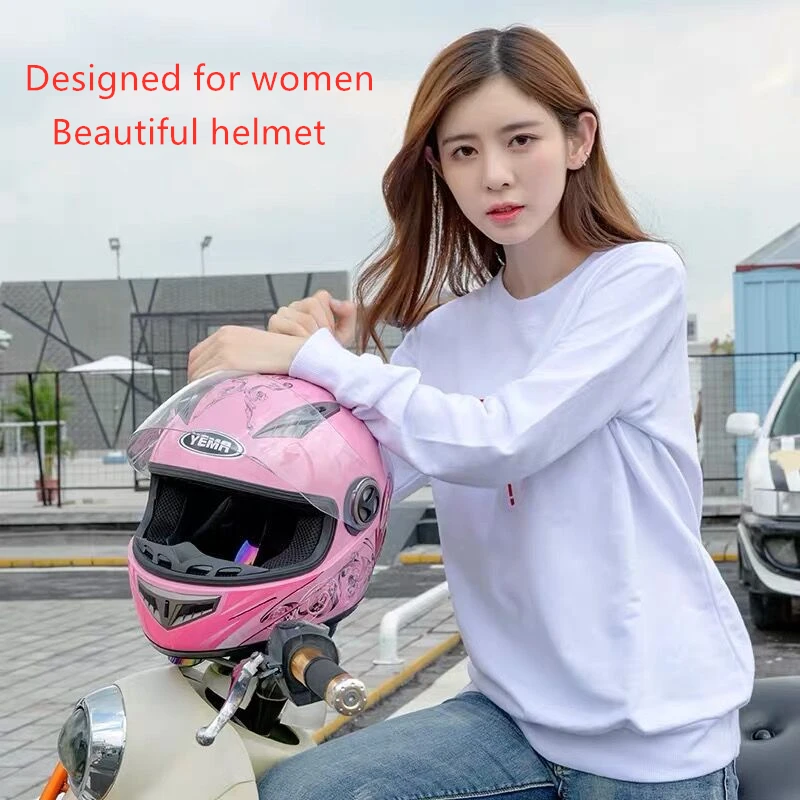 Мотоциклетный шлем для девочек универсальный езды по бездорожью модульные