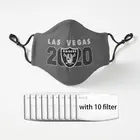 Лас Вегас Raiders дышащая маска Harajuku для мальчиковдевочек Pm2.5 фильтр Пылезащитная маска Плакат Женскаямужская маска