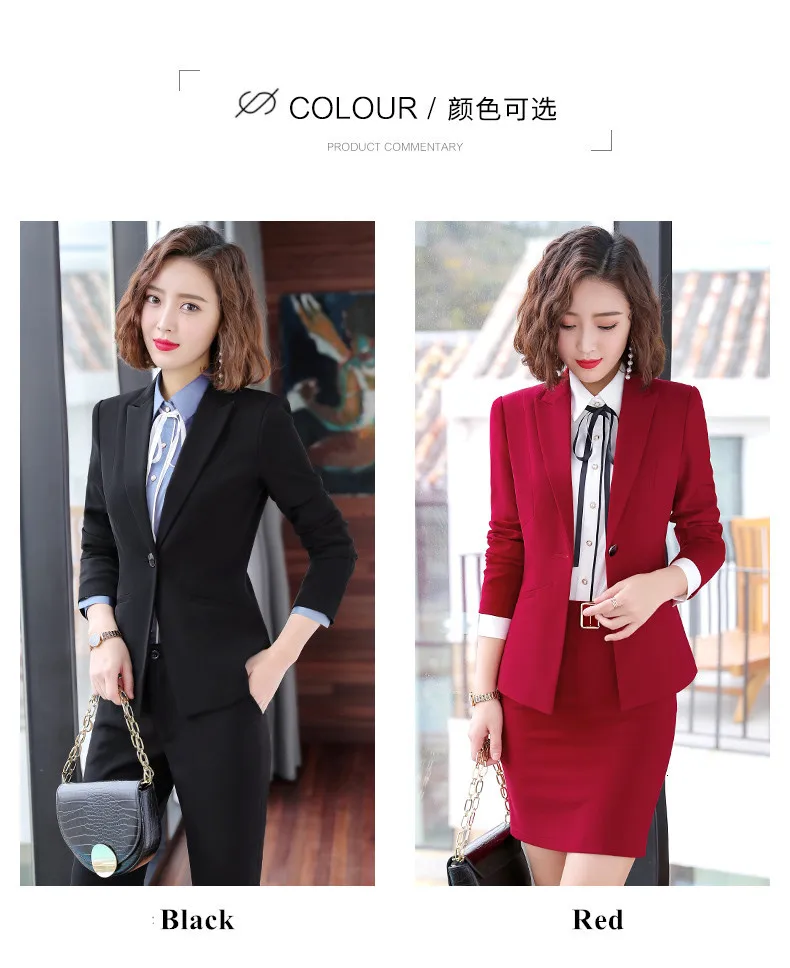 Fashion Women Long Sleeved Jacket Dress Slim Skirt Suits Two Pieces Together Large Office Lady Working Clothes Maternity