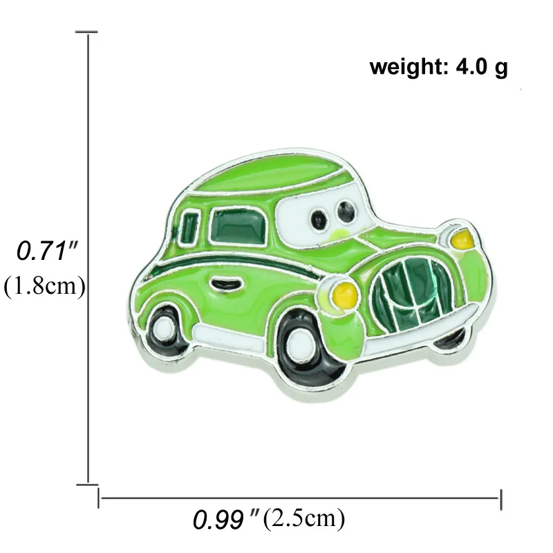 

Cute Car Enamel Pin Cartoon Ambulance Police School Bus Taxi Transportation Hat Brooch Jachets Bag Lapel Badge Jewelry