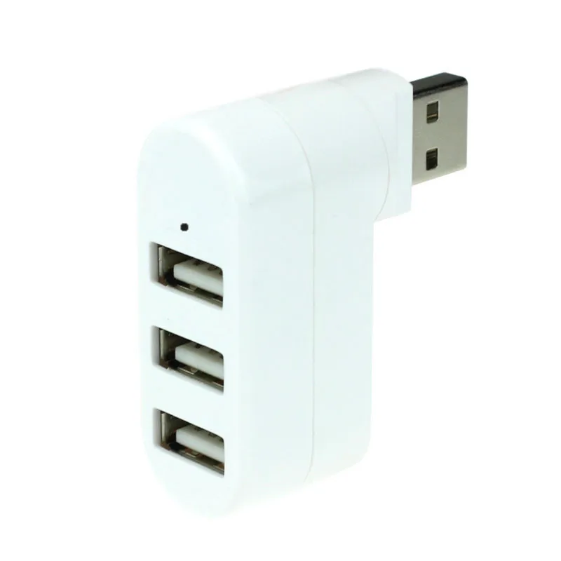 Высококачественный 3-портовый КОНЦЕНТРАТОР USB 2 0 мини-поворотный разветвитель