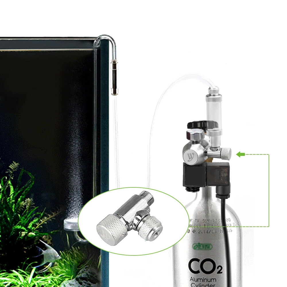 Клапан точной регулировки для регулятора CO2 система аквариума клапан