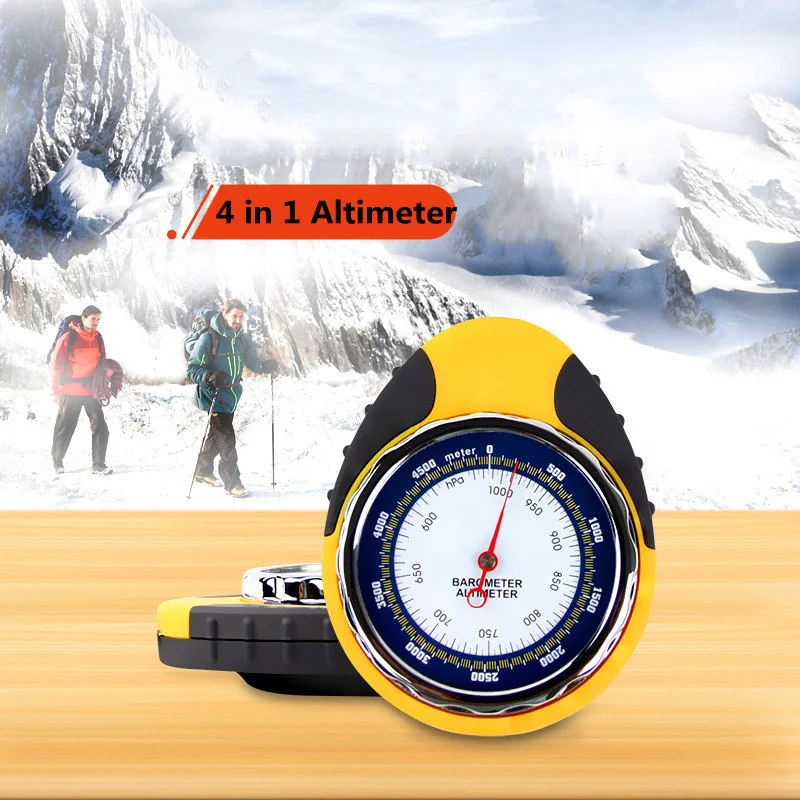 

Outdoor Compass Four-in-one Altitude Meter Altimeter Barometer Thermometer High-precision Altimeter