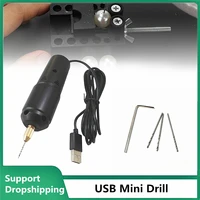 sale jewelry tools mini electric drills portable handheld micro usb drill with 3pc bits dc 5v for jewelry making diy wood craft