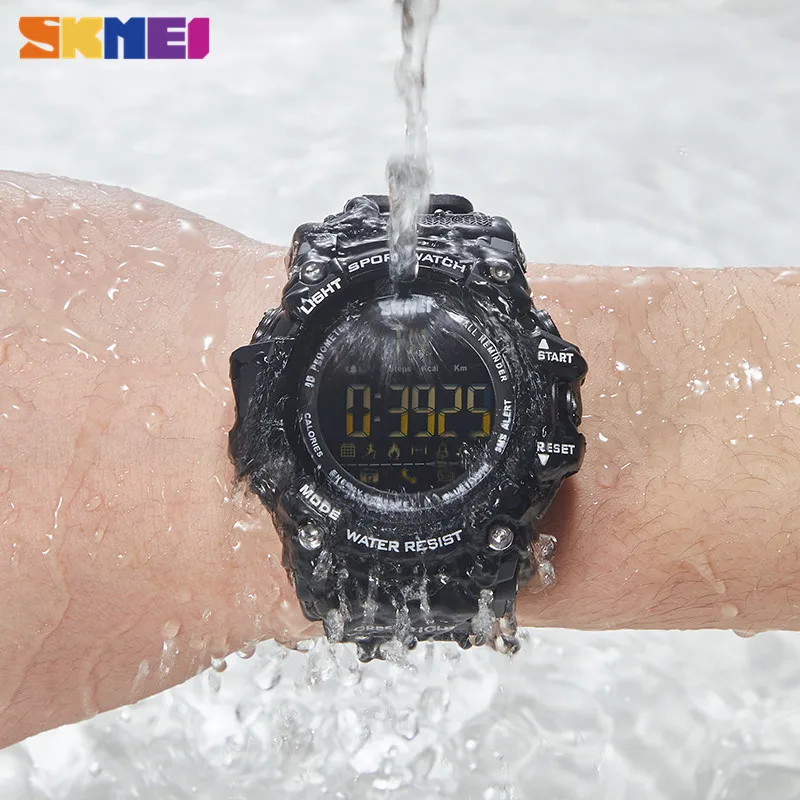 Мужские Водонепроницаемые Смарт-часы SKMEI в стиле милитари для Android и IOS |