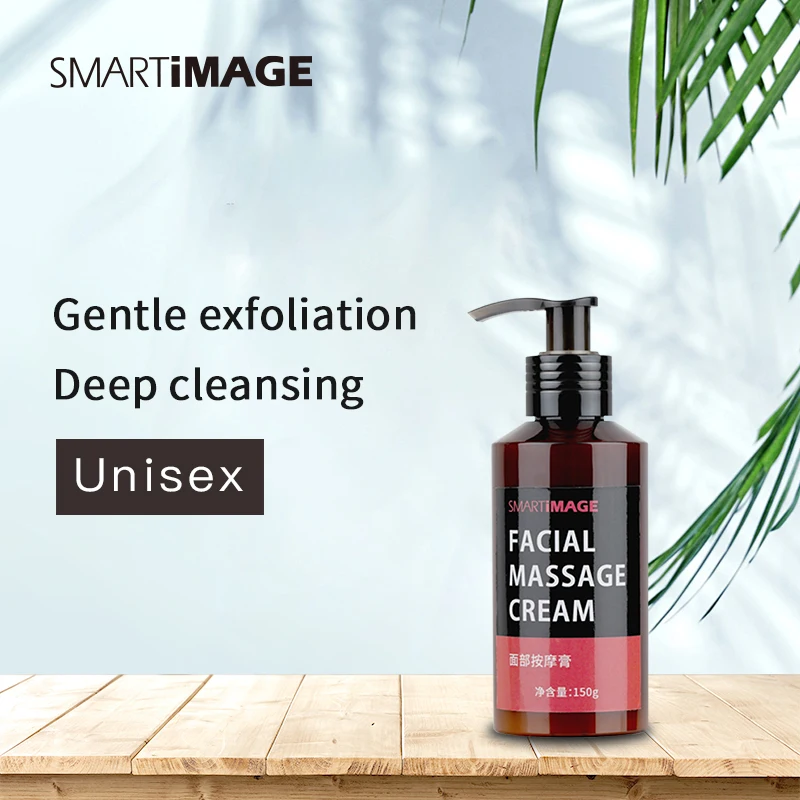 Китайский отбеливающий отшелушивающий крем для лица Очищающий поры массажный с