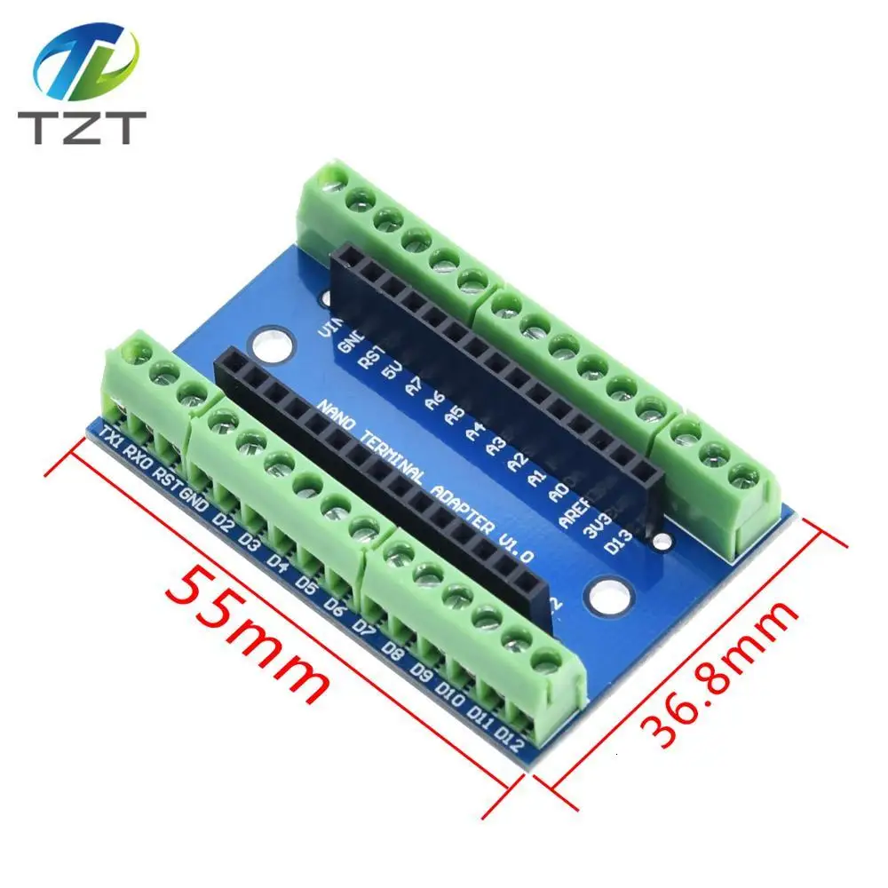 Nano Mini USB с Загрузчиком совместимый для Arduino Nano 3,0 контроллер CH340 USB драйвер 16 МГц Nano v3.0 ATMEGA328P - Цвет: NANO Expansion