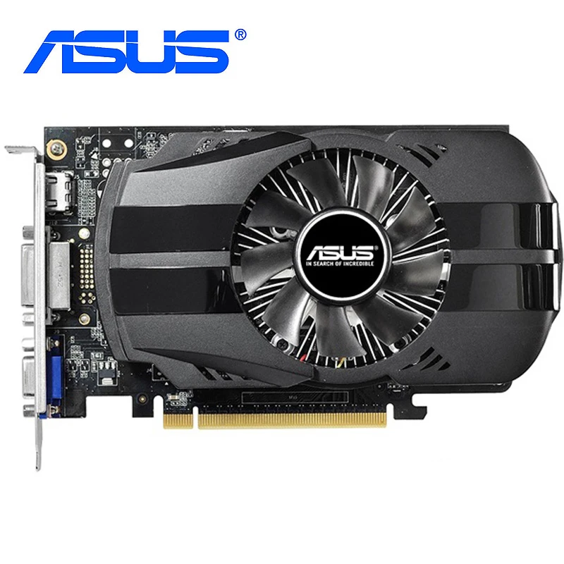 Видеокарта ASUS GTX 750-FML-2GD5 750Ti 2 Гб 750 бит GDDR5 5010 Ti для nVIDIA Geforce HDMI VGA DVI GT700 МГц |