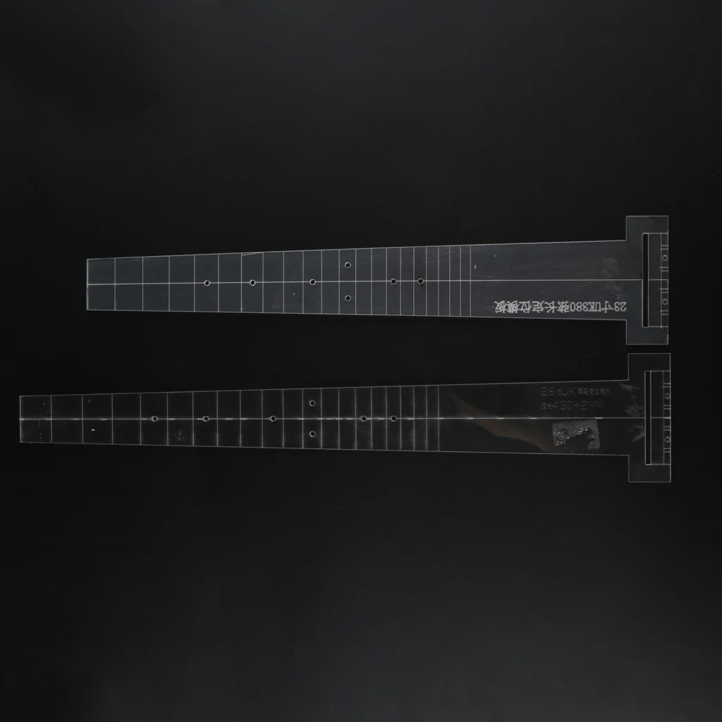 23/26 дюймов прозрачная Гитара Гриф мост шаблон формы инструменты для ремонта