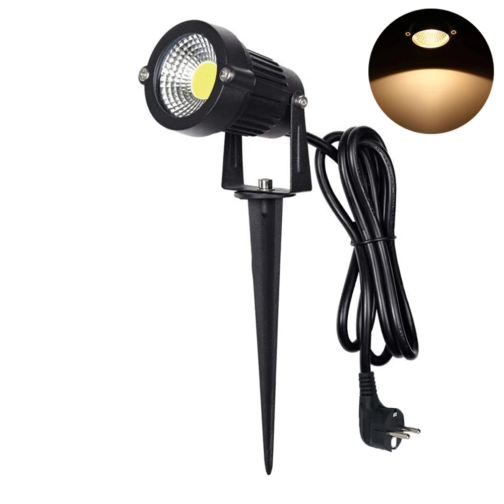 5 Вт RGB Открытый Пейзаж Светодиодный светильник 85 265V Водонепроницаемый 16 Цвет