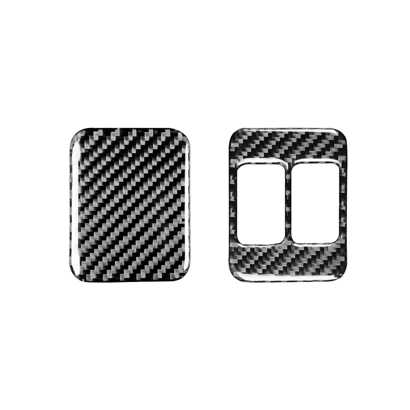 

Inner Car Interior Seat Heating Button Panel Decal Perforated Black Carbon Fiber Exquisite Interior Decor Sticker for Toyota 86