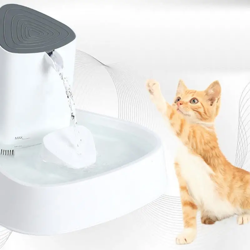 Автоматический фонтан воды кота 1.5L Электроника для здоровья фильтрации